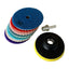 4” 100mm | Polijstpad set | 9 stuks