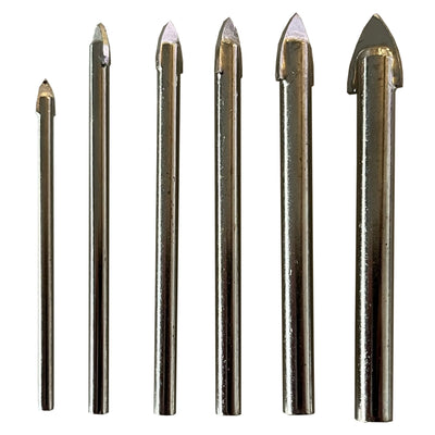 Tegelboren set | 6 stuks